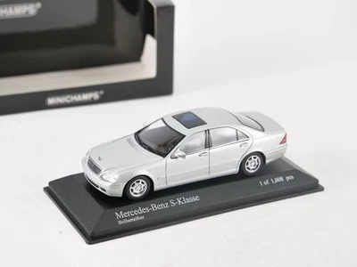 Minichamps 1/43 Mercedes-Benz Classe S 1998 Argento Edizione Limitata - Immagine 1 di 4