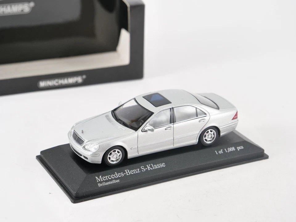 Minichamps 1/43 Mercedes-Benz Classe S 1998 Argento Edizione Limitata - Immagine 1 di 4