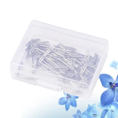  100 Pcs Klammern Für Perücken Anstecker Pin Häkelmarker Nähnadeln - Bild 1 von 4