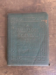 Antique- A Tillyloss Scandal, by James Barrie, Little Leather Library, 3"x 4" - Foto 1 di 4