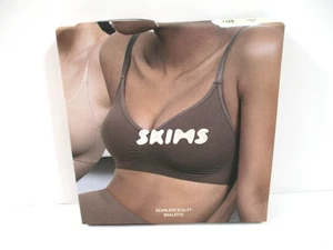 - Neu SKIMS Seamless Sculpt Bralette Farbe Onyx Größe S BH - Bild 1 von 3