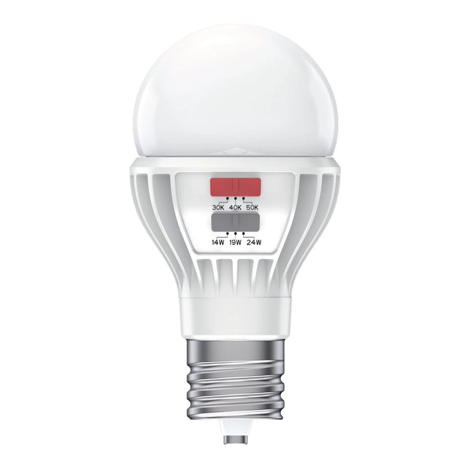 RAB 24W High Output A23 LED Lamp 120-277V Power/Color Select Mogul Base - Image 1 of 3