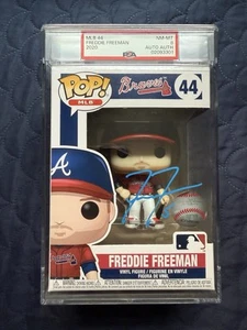 Freddie Freeman Signed Funko Pop #44 BAS/PSA 8 - Picture 1 of 4