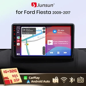 Para Ford Fiesta 2009-2014 9" Android 13 Carplay Coche Estéreo Radio Satelital GPS Navegación BT - Imagen 1 de 18