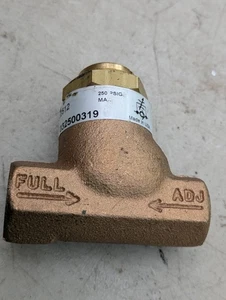 Parker Hannifin 032500319 Flow Control Valve 250 PSIG 3/8" NPT Brass - Picture 1 of 3
