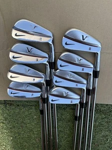 Nike Victory Red FORGED TW BLADE Iron Set 3-9+Pw Dynamic Gold S200 Flex-S 8pcs - Picture 1 of 11