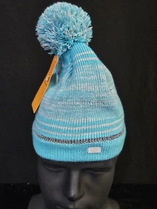 Gorro Champion a rayas verde azulado talla única tejido - Imagen 1 de 6