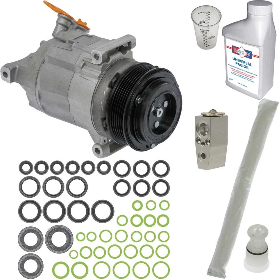 Compresor de aire acondicionado Omega para Chevrolet Camaro 2013 2014 2015 con kit de reparación de aire acondicionado DAC Foto 1 de 1