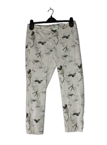 Pantalones cortos para mujer M&S patrón crema y verde talla 12 - HS/03 - Imagen 1 de 3