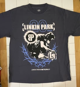 Brooklyn Projects Linkin Park Shirt Mens Large Navy Blue Meteora Concert NWOT - Picture 1 of 17