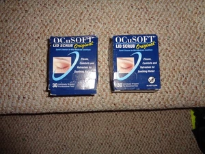 2 Boxes Each 30 OCuSOFT Lid Scrub Original Pre-Moistened Pads Eyelids exp 04/27 - Picture 1 of 2