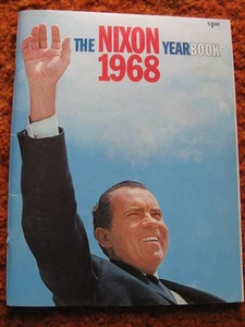 NICE !!!! The RICHARD NIXON YEARBOOK 1968 president Pat  - Picture 1 of 4