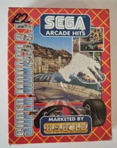 Super Monaco G P Grand Prix (Sega 1990) Commodore 64 (Tape Box, Manual) untested - Picture 1 of 2