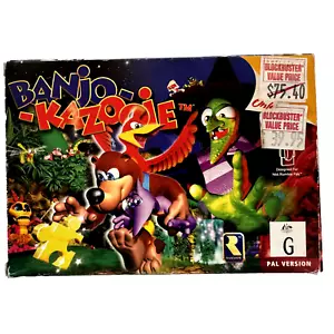 Nintendo 64 Banjo-Kazooie - Game, Box and Instruction Booklet - Tested Working - Picture 1 of 8