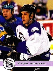 2001-02 Indianapolis Ice #13 Justin Kearns