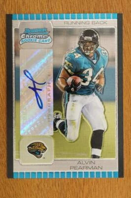 2005 Bowman Chrome #239 Rookie Auto Alvin Pearman, Jacksonville Jaguars - Image 1 of 2