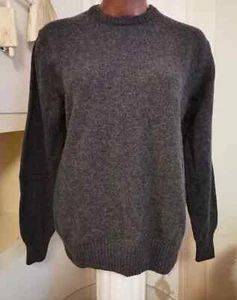 Designer Pullover Pierre Balmain GR L Grau Lana WOLLE Hochwertig Strickpullover - Bild 1 von 13