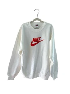 vintage nike grey tag sweatshirt youth kids size large 14/16 80s made in USA - Picture 1 of 6