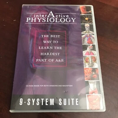 Pre-owned ~ Inter Actvie Physiology 9 - System Suite (2006, CD-Rom, Pearson Edu. - Image 1 of 2