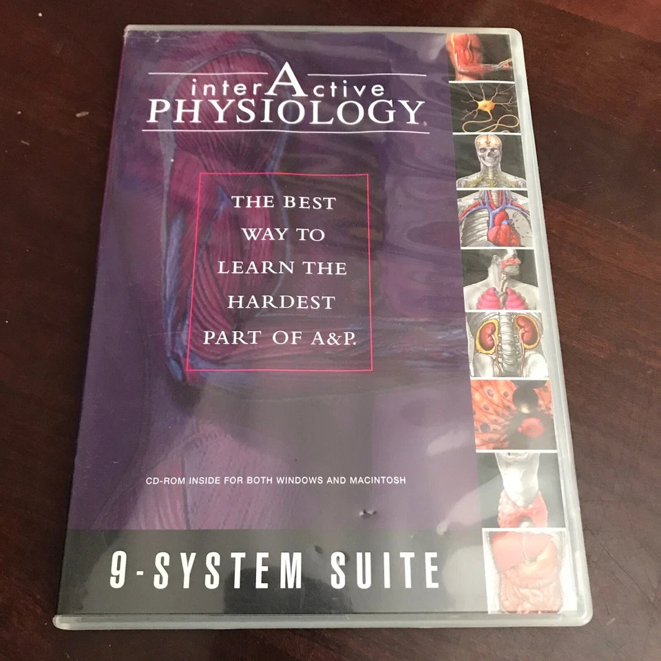 Pre-owned ~ Inter Actvie Physiology 9 - System Suite (2006, CD-Rom, Pearson Edu. - Image 1 of 2