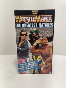 WWF Wrestle Mania The Greatest Matches - VHS - 1994 Tested Read Description! - Picture 1 of 2