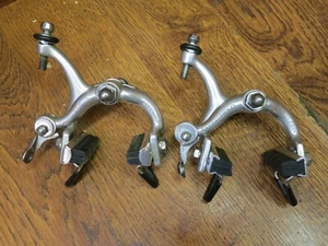 VINTAGE CAMPAGNOLO SUPER RECORD BRAKE CALIPER SET - EXCELLENT CONDITION - Picture 1 of 7