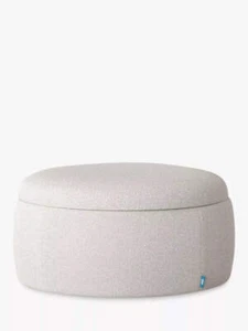 Otomana de almacenamiento Swyft modelo 01, marfil Boucle - Imagen 1 de 8