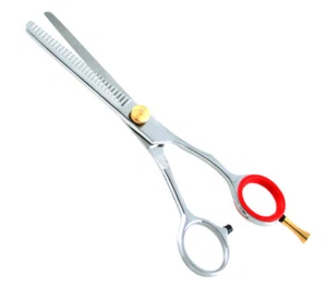 Tijeras de textura adelgazante 6" tornillo ajustable aseo del cabello peinado tijeras - Imagen 1 de 5
