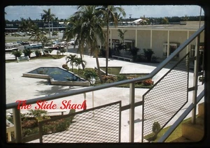 Sunrise Shopping Center Fort Lauderdale FL parking lot 1961 Kodachrome slide - Picture 1 of 1