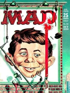 MAD Magazine #50 - October 1959 - Cover Magnet - Photo 1/2