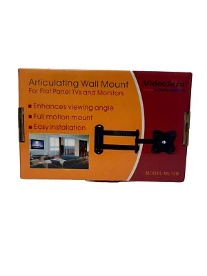 VideoSecu Articulating Wall Mount For Flat Panel TVs/Monitors.  Model ML12B - Image 1 of 3