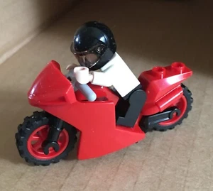 Lego Spider-man Armored Truck Driver w/Motorbike Minifigure - New(Other) - Picture 1 of 4