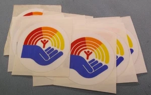 Vollfarbige United Way Trophäe Teile 2" Durchmesser Mylar Menge 10 - Bild 1 von 1