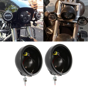 4.5" Passing Light Housing Bucket For Yamaha Royal Star Venture VStar 1100 650 - Picture 1 of 11