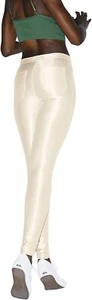 American Apparel Damen The-Disco Hose hoher Bund schmale Passform glänzend Nylon Perlen Sm#T7 - Bild 1 von 3