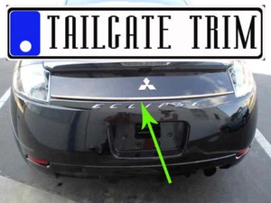 For Mitsubishi ECLIPSE 2007 2008 2009-2012 Chrome Tailgate Trunk Trim Molding - Picture 1 of 6