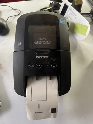 Brother (QL-710w) Wireless Label Thermal Printer w/ Power Cord & USB Cable - Image 1 of 3