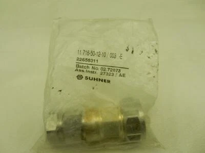 New HUBER&SUHNER QUICK-FIT 716-50-12-10 7-16 DIN Female Connector - Image 1 of 4