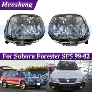 1Pair Front Bumper Fog Lights Lamps NO Bulbs For Subaru Forester SF5 1998-2002 - Picture 1 of 10