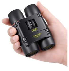 Binocolo tascabile piccolo 12x25 compatto per adulti, mini binocolo per bambini. (AD) - Foto 1 di 7