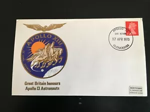 GB 1970 Apollo 13 Souvenir Cover, Gloucester Postmark Thames embossed? (1318~) - Picture 1 of 2