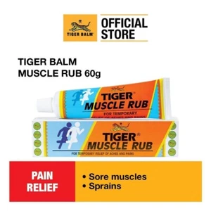 6 x 60g Tiger Balm Muscle Rub (Muscular Pain Relief) fast ship by DHL - Picture 1 of 4