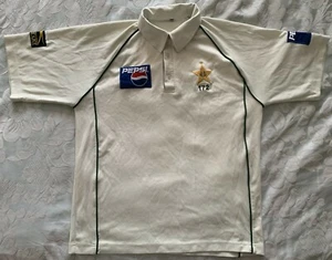 CAMISA DE CRICKET RARA PAKISTÁN TEST MATCH USADA POR KAMRAN AKMAL 2006 GIRA EN INGLATERRA - Imagen 1 de 2