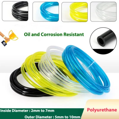 PU Petrol Strimmer Fuel Line Pipe Engine Oil Hose for Mowers Trimmer Chainsaw - Image 1 of 4