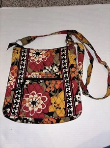 Vera Bradley Bittersweet Crossbody Hipster Purse Bag Floral Quilted Adj. Strap - Picture 1 of 11