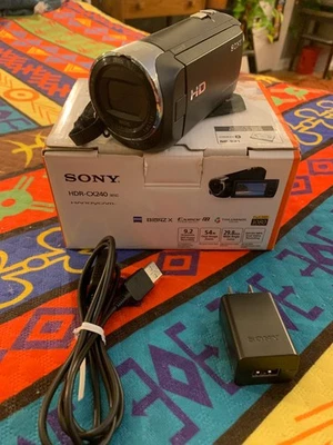 Sony Handycam HDR-CX240 Digital Video Camera Camcorder Tested 128 GB Card - Image 1 of 4