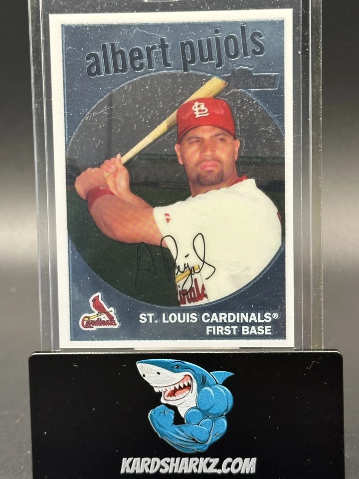 2008 Topps Heritage Chrome Albert Pujols #C15 #'d /1959 - Image 1 of 2