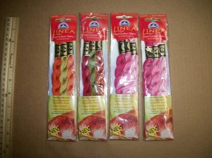 4 New DMC Linea Pearl Cotton Skeins - Picture 1 of 3