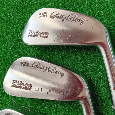 WILSON PATTY BERG SIGNATURE DYNAMIC SWING REG.1250 IRON SET OF 2-9 - Image 1 of 4