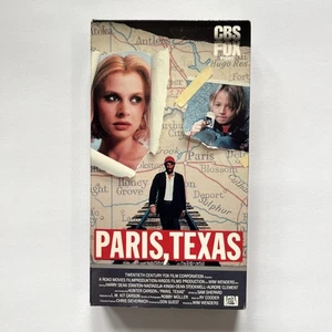 Paris, Texas VHS Rare Wim Wenders 1985 CBS Fox Video Classic Great Shape - Picture 1 of 9
